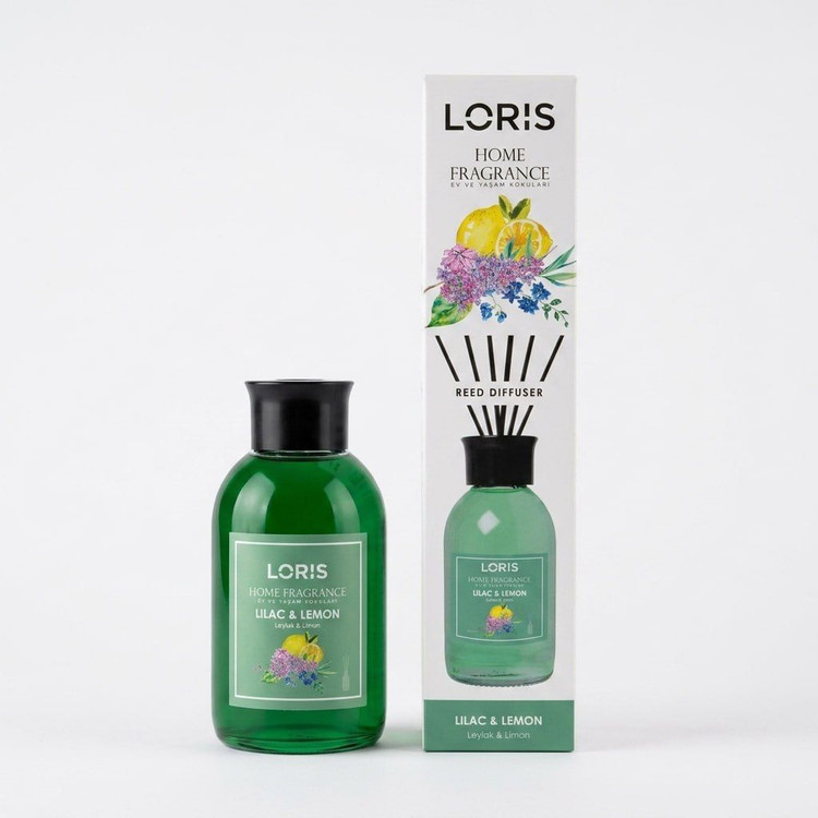 خوشبو کننده لوریس با رایحه یاس بنفش و لیمو (LILAC & LEMON) – ۱۰۰ میل