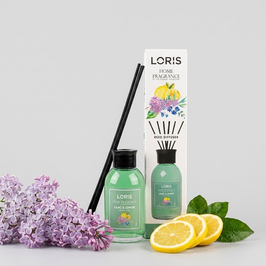 خوشبو کننده لوریس با رایحه یاس بنفش و لیمو (LILAC & LEMON) – ۱۰۰ میل