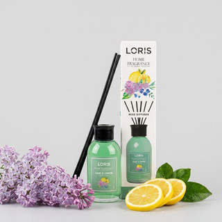 خوشبو کننده لوریس با رایحه یاس بنفش و لیمو (LILAC & LEMON) – ۱۰۰ میل