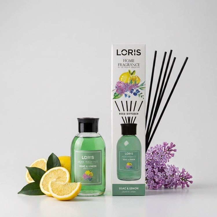خوشبو کننده لوریس با رایحه یاس بنفش و لیمو (LILAC & LEMON) – ۱۰۰ میل
