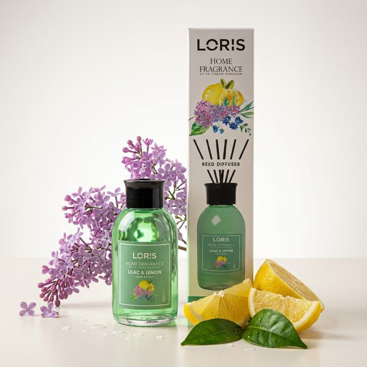 خوشبو کننده لوریس با رایحه یاس بنفش و لیمو (LILAC & LEMON) – ۱۰۰ میل